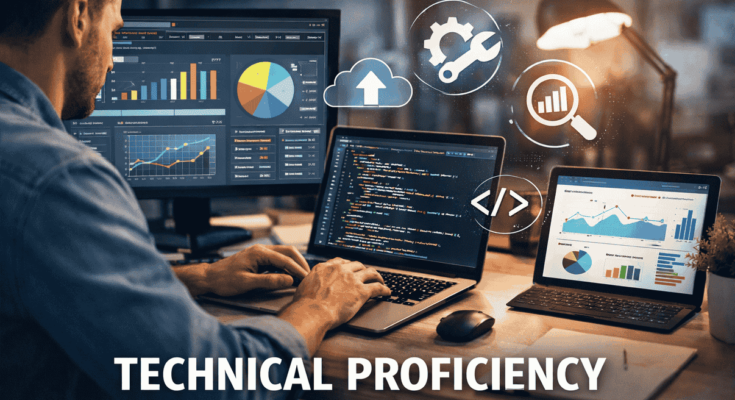 An image showing technical proficiency in a person