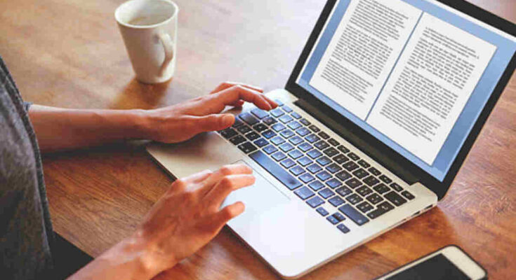 female-novelist-writing-on-the-laptop